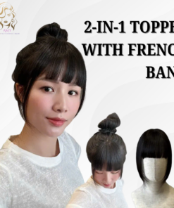 2-IN-1 TOPPER WITH FRENCH BANG